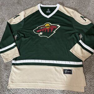 Minnesota Wild Suter #20 NHL Fanatics Hockey Jersey Men's L/G Green Cream